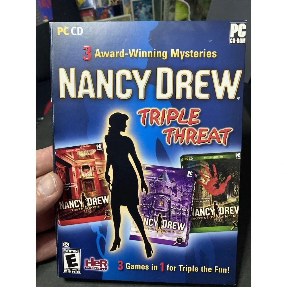 Nancy Drew Triple Threat 2 - Windows (Games number 4,5, and 6)